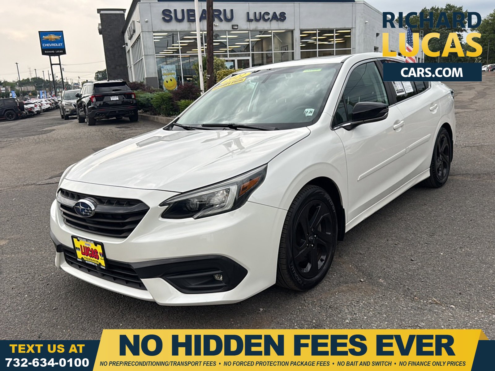 Crystal White Pearl 2022 Subaru Legacy Sedan All-Wheel Drive