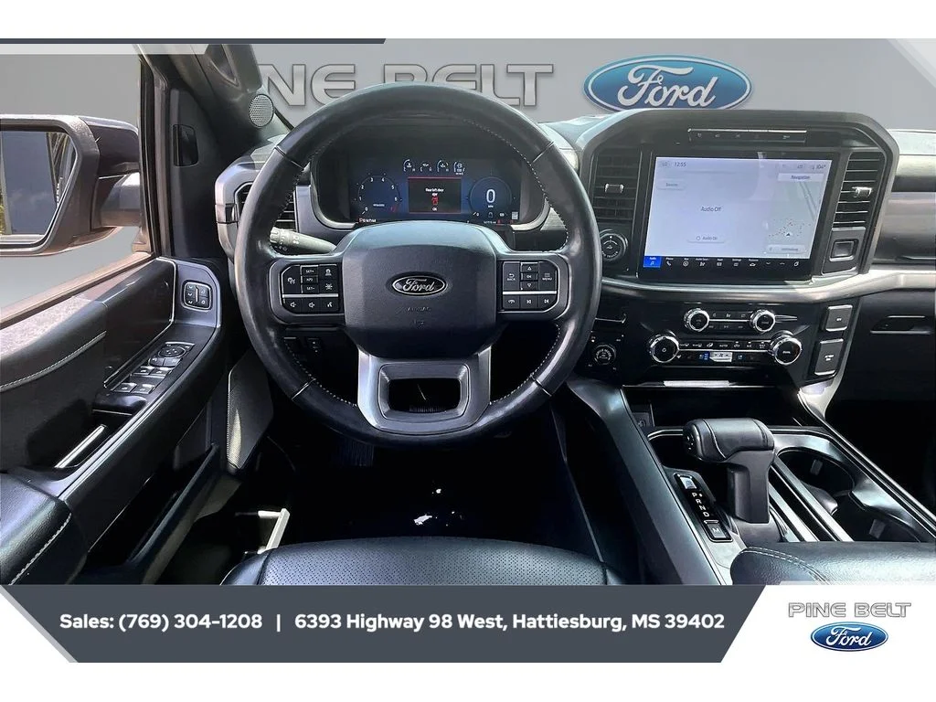 Used 2024 Agate Black Metallic Ford LARIAT image 5