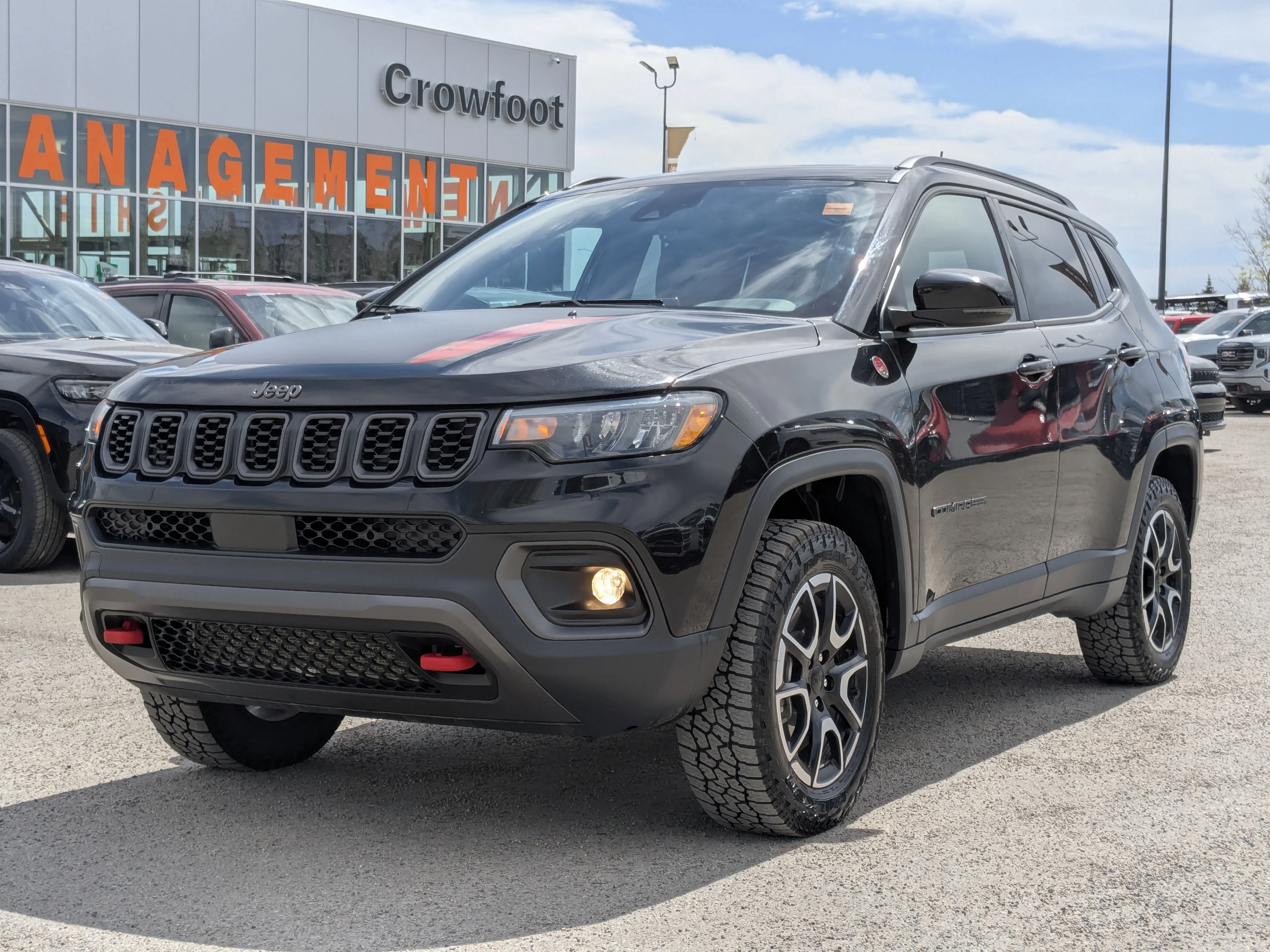 Used 2024 Black Jeep Trailhawk - Sun & Sound Group - Dual Pane Sunroof - Leather - NAV & More image 4