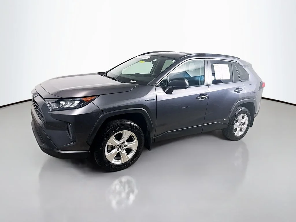 Used 2021 Magnetic Gray Metallic Toyota Hybrid LE image 3