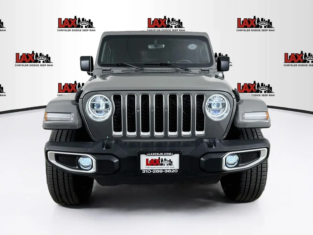 Used 2021 Gray Jeep Unlimited Sahara 4xe image 2