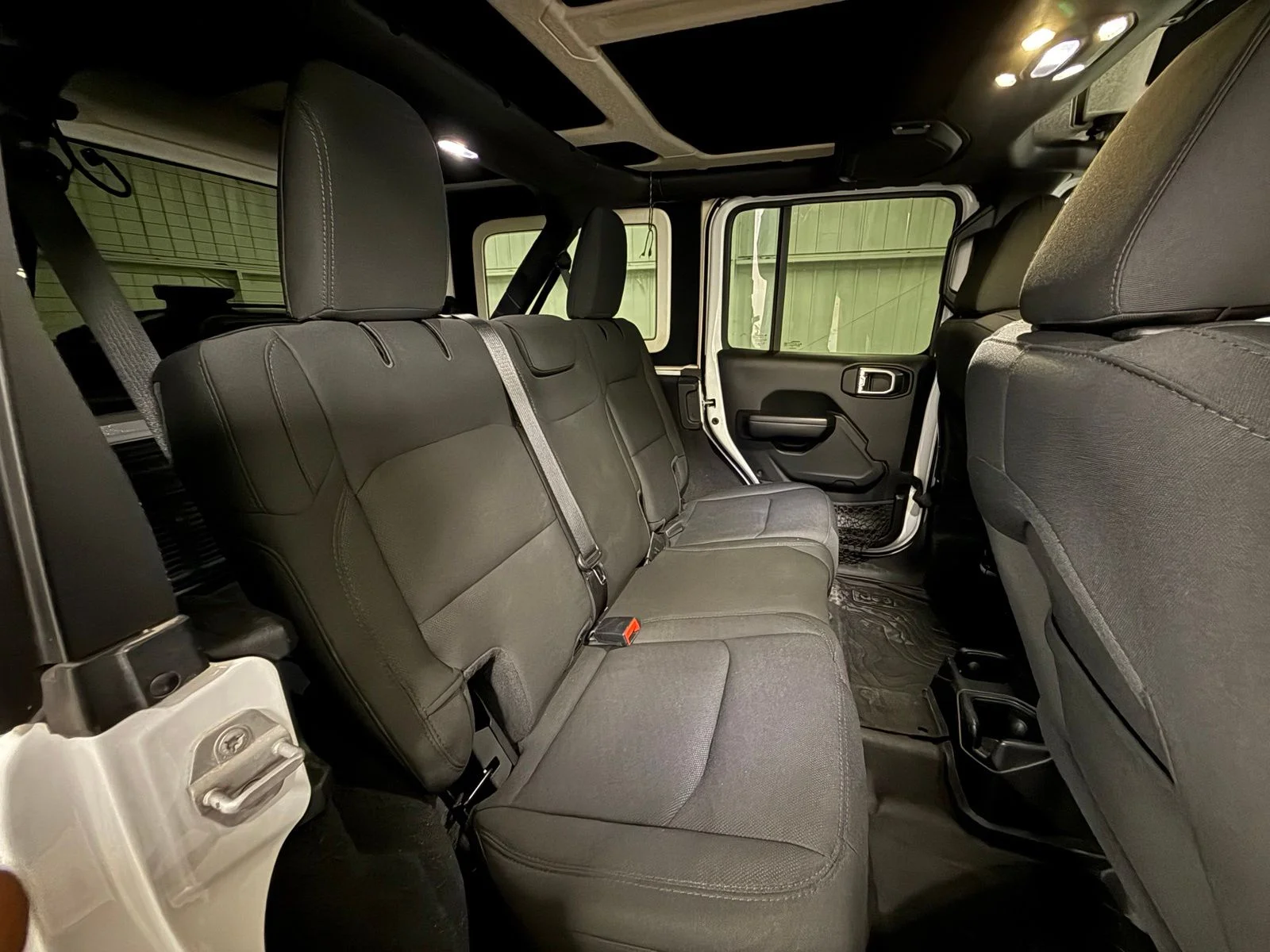 Used 2020 White Jeep Unlimited Sport image 26
