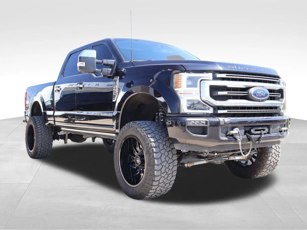 Used 2021 Black Metallic Ford Platinum image 7