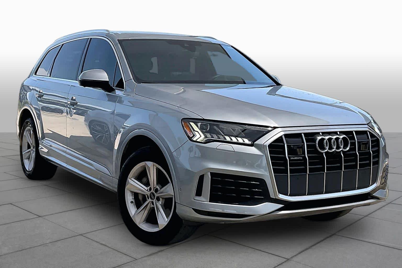 Used 2023 Satellite Silver Metallic Audi Premium Plus image 3