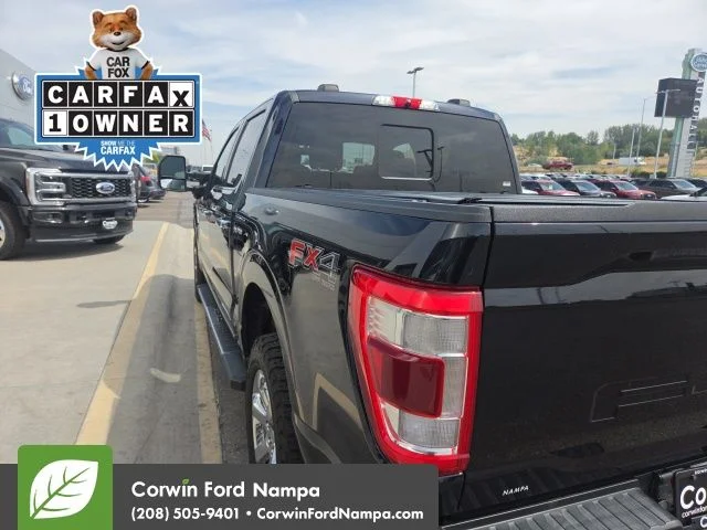 Used 2021 Blue Ford Lariat image 7