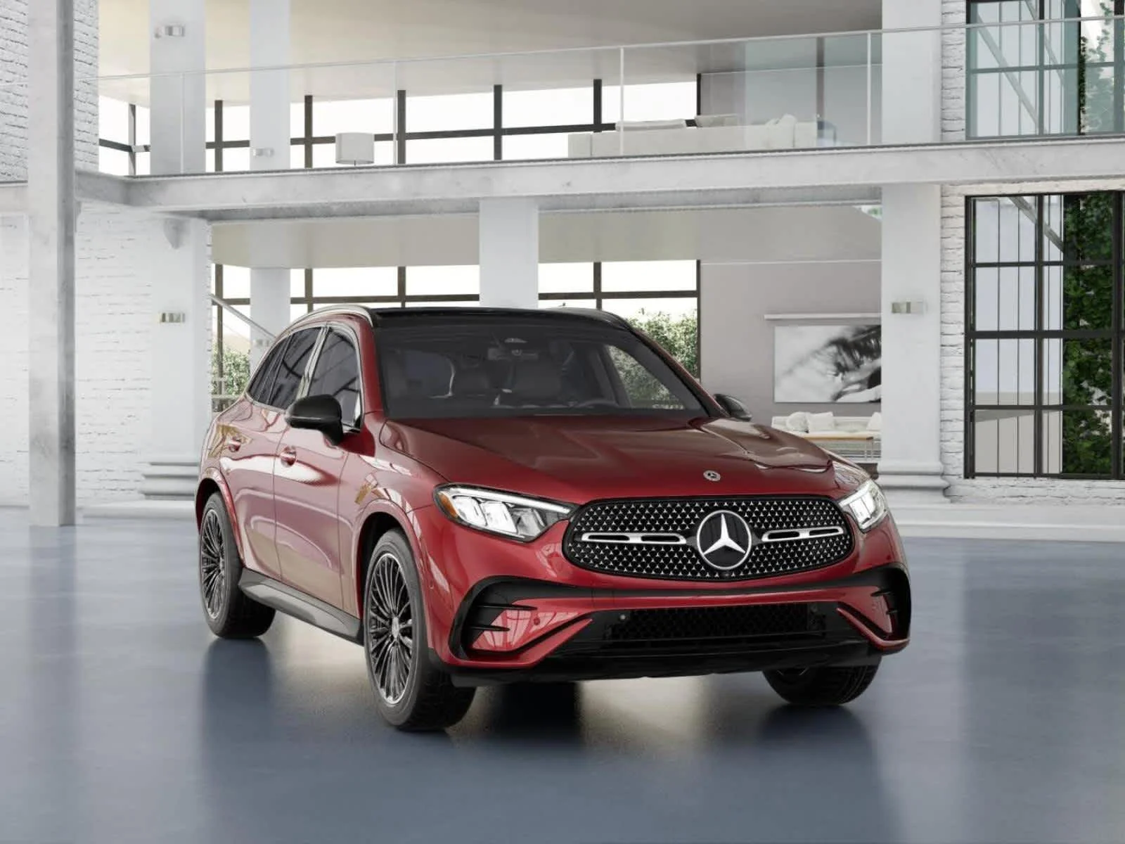 New 2026 MANUFAKTUR Patagonia Red Metallic Mercedes-Benz GLC 300 image 9