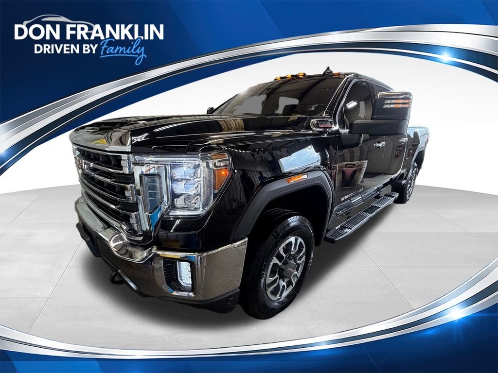 Used 2021 Black GMC SLT image 1