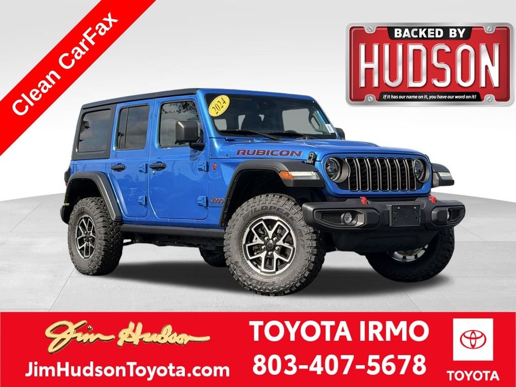 Used 2024 Blue Jeep Rubicon image 1