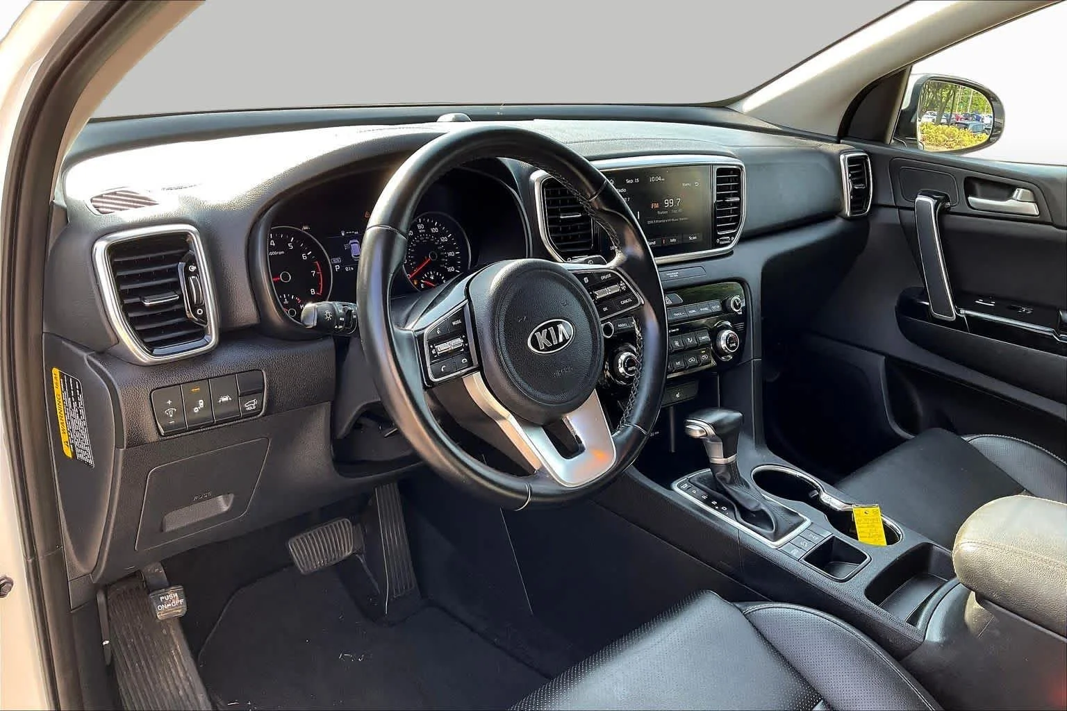 Used 2021 Snow White Pearl Kia EX image 17