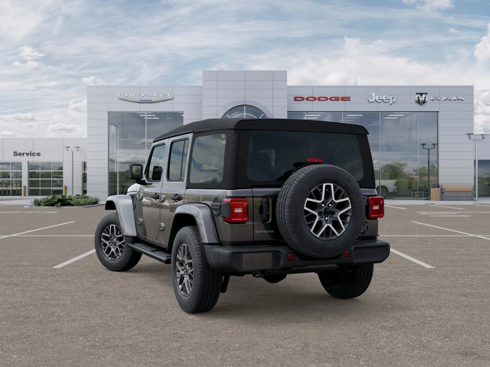 New 2025 Granite Crystal Metallic Clear-Coat Exterior Paint Jeep Sahara image 21
