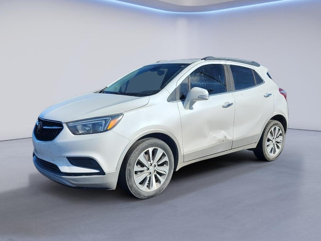 Used 2019 White Frost Tricoat Buick Preferred image 1