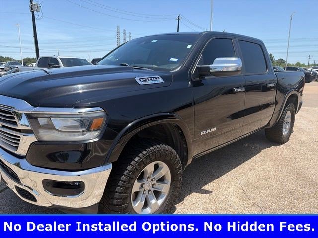 Used 2022 Diamond Black Crystal Pearlcoat Ram Laramie image 2