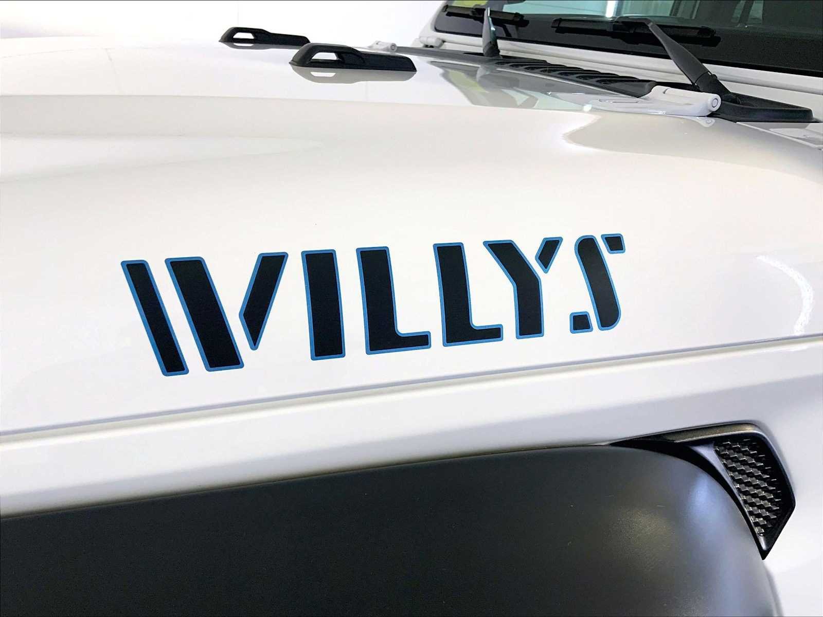 Used 2023 Bright White Clearcoat Jeep Willys image 20