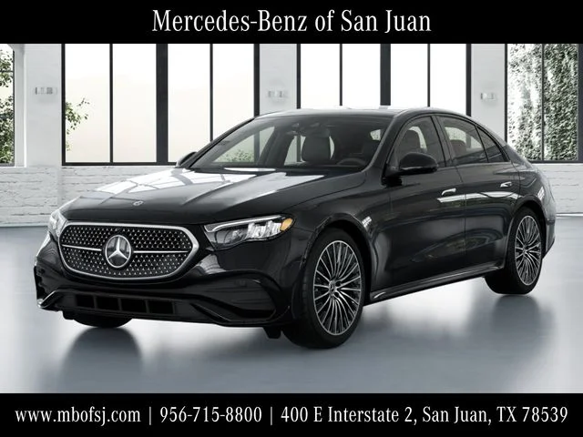 New 2026 Black Mercedes-Benz E 350 image 1