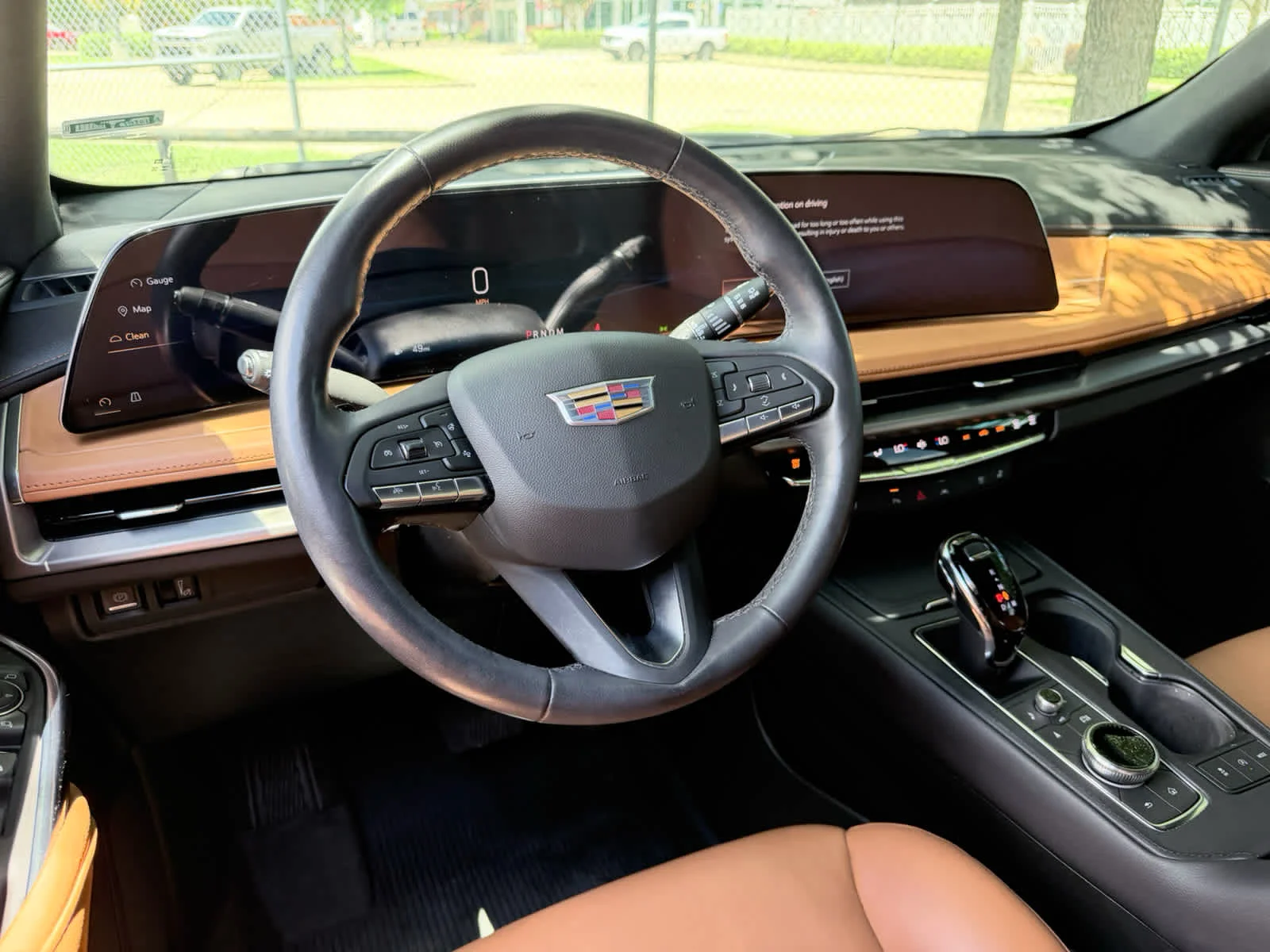 Used 2024 Crystal White Tricoat Cadillac Premium Luxury image 13