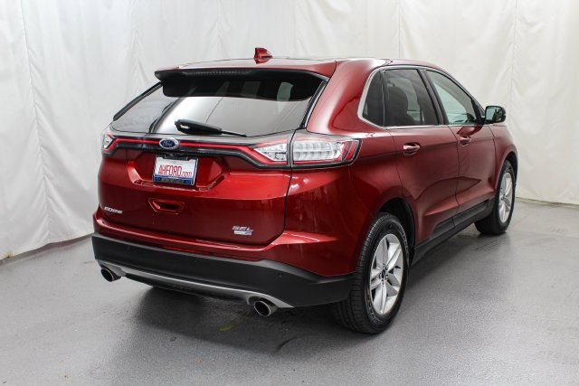 Certified Used 2018 Ruby Red Metallic Ford SEL image 8