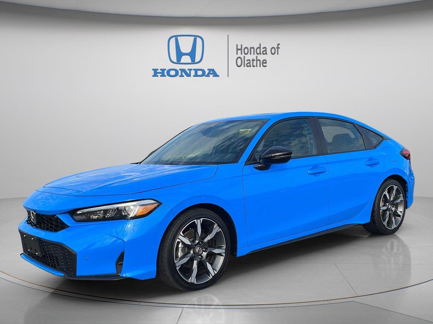 Certified Used 2025 Boost Blue Pearl Honda Sport Touring Hybrid image 4