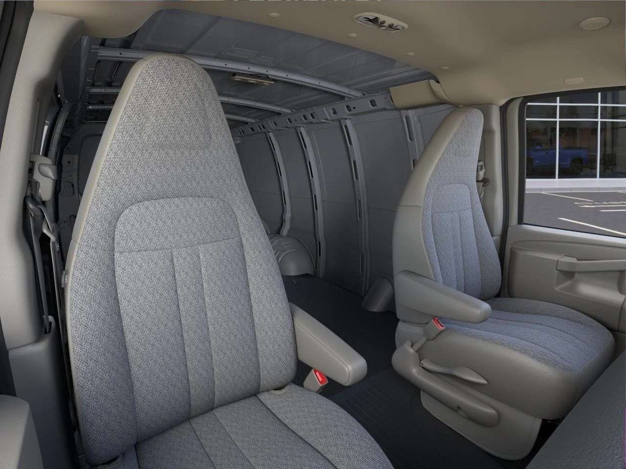New 2025 White Chevrolet Work Van image 18