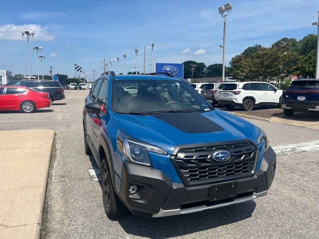 Certified Used 2025 Blue Subaru Wilderness image 2