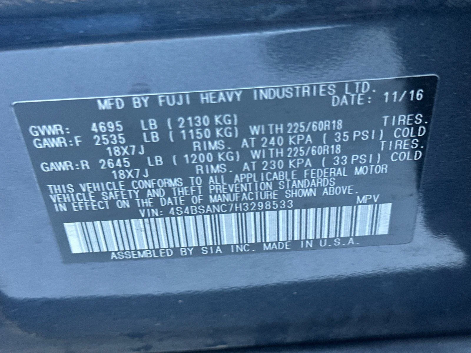 Used 2017 Carbide Gray Metallic Subaru 2.5i image 25