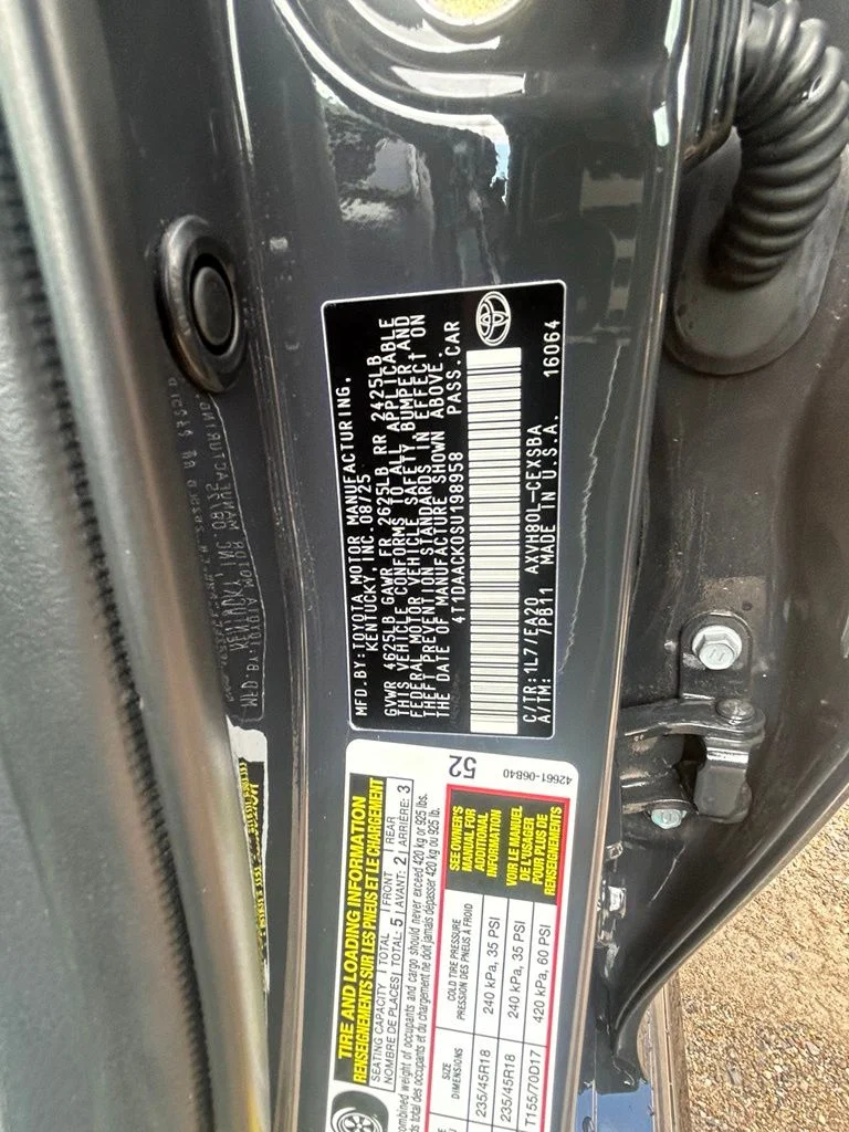 Used 2025 Blue Toyota SE image 9