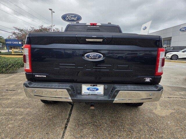 Used 2022 Antimatter Blue Metallic Ford LARIAT image 4