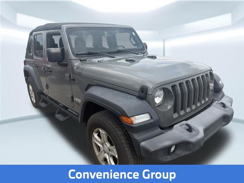 Used 2018 Gray Jeep Unlimited Sport S image 4