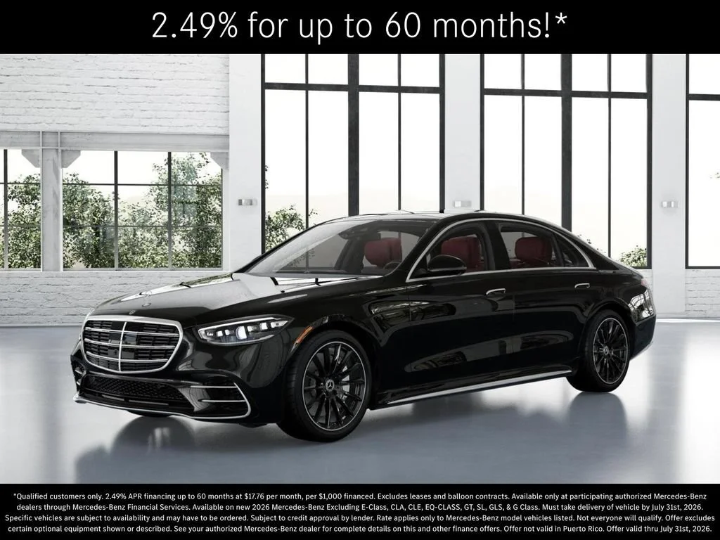 New 2026 Obsidian Black Metallic Mercedes-Benz S 580 image 81