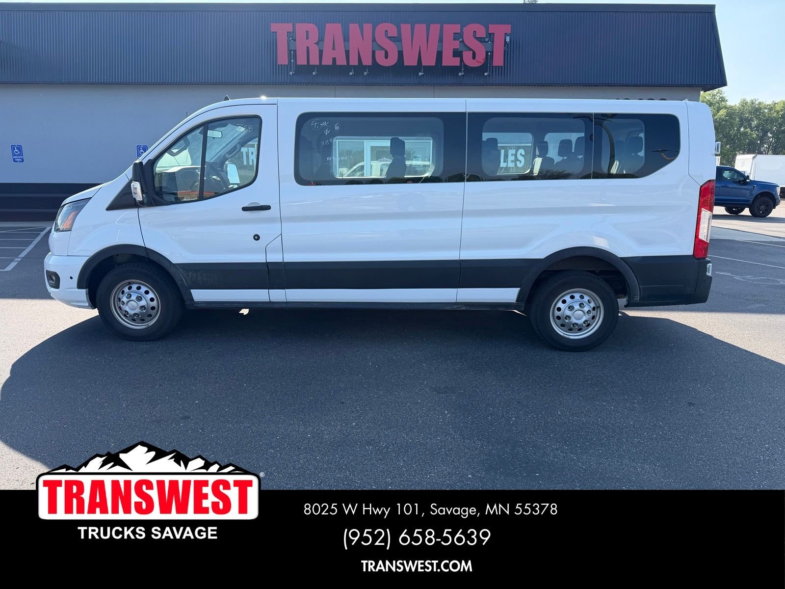 Used 2025 Ford Transit Passenger Van XLT with VIN 1FBAX9Y81SKA26035 for sale in Minneapolis, Minnesota