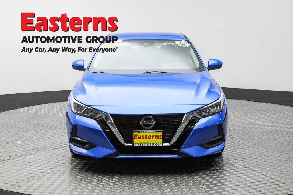 Used 2021 Blue Nissan SV image 2