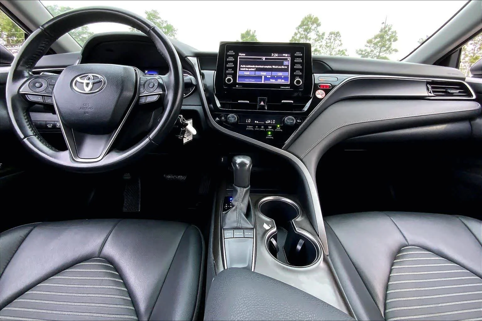 Used 2024 Midnight Black Metallic Toyota SE image 15