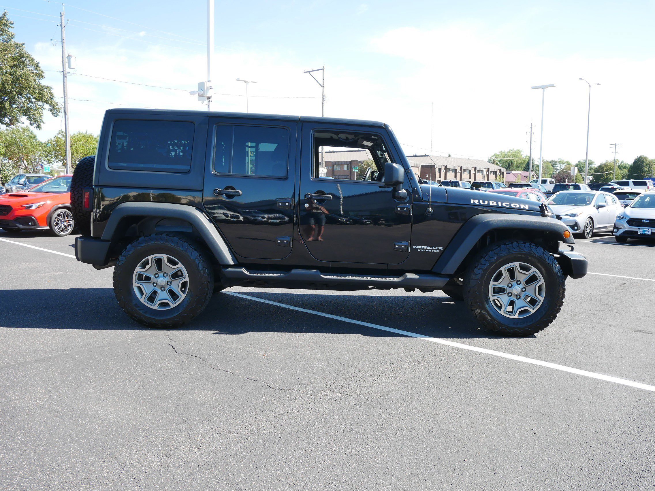 Used 2015 Black Clearcoat Jeep Rubicon image 8
