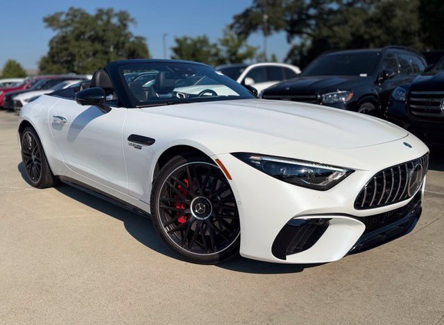 Certified Used 2022 MANUFAKTUR Moonlight White Magno Mercedes-Benz SL 55 AMG® image 8