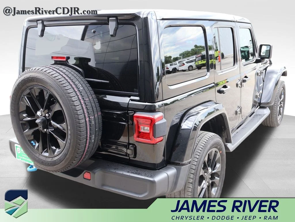 Used 2023 Black Jeep Sahara 4xe image 5
