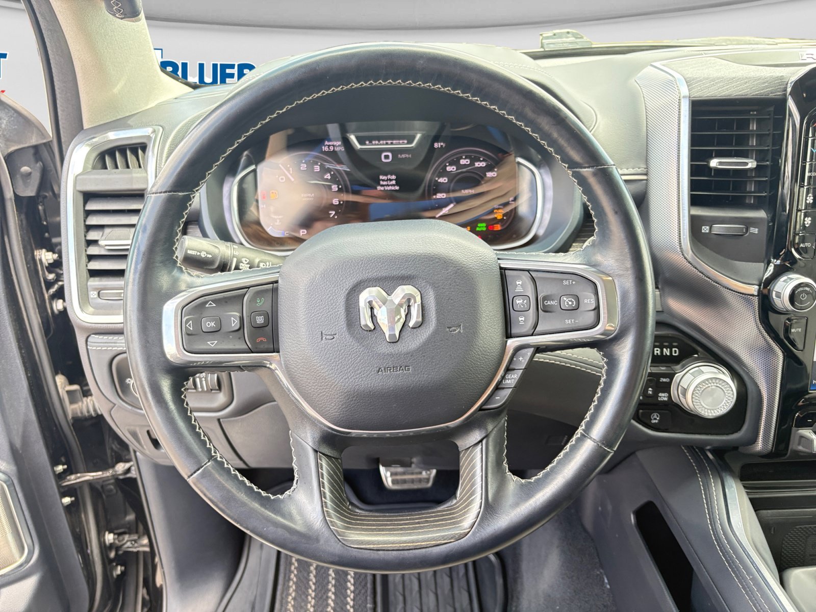 Used 2024 Diamond Black Crystal Pearlcoat Ram Limited image 13