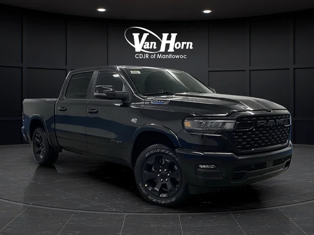 New 2026 Diamond Black Crystal Pearl-Coat Exterior Paint RAM Big Horn/Lone Star image 2