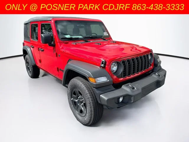 New 2026 Firecracker Red Clear-Coat Exterior Paint Jeep Sport image 3