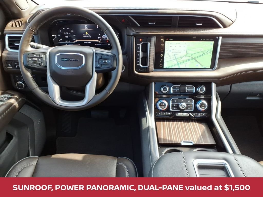 Used 2024 White Frost GMC Denali w/panoramic sunroof image 2
