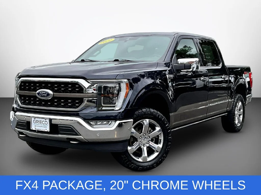 Used 2022 Blue Ford King Ranch image 3