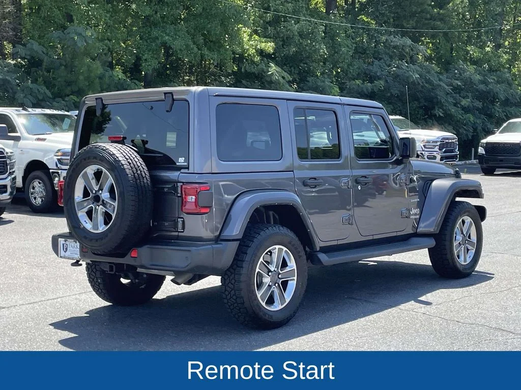 Used 2021 Gray Jeep Unlimited Sahara image 8