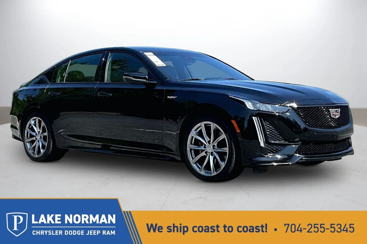 Certified Used 2022 Black Cadillac V-Series image 1