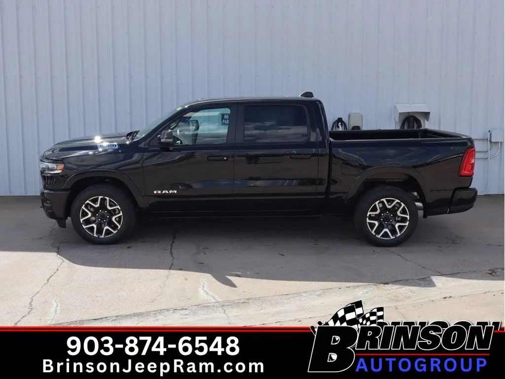New 2026 Diamond Black Crystal Pearlcoat Ram Laramie image 3