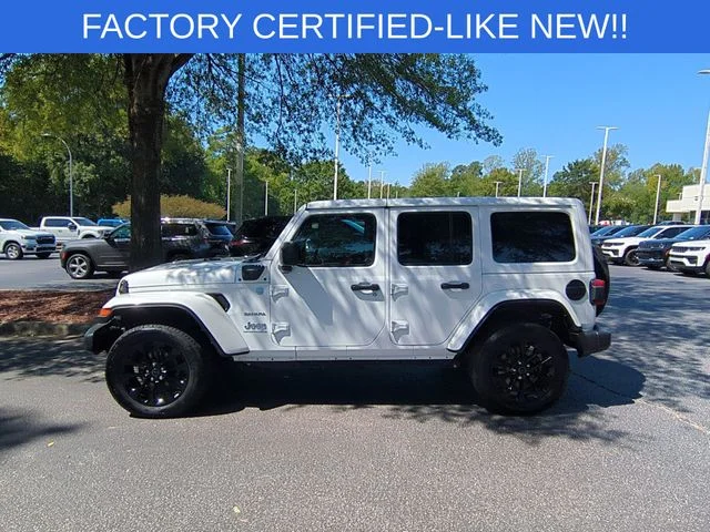 Used 2024 White Jeep Sahara 4xe image 2