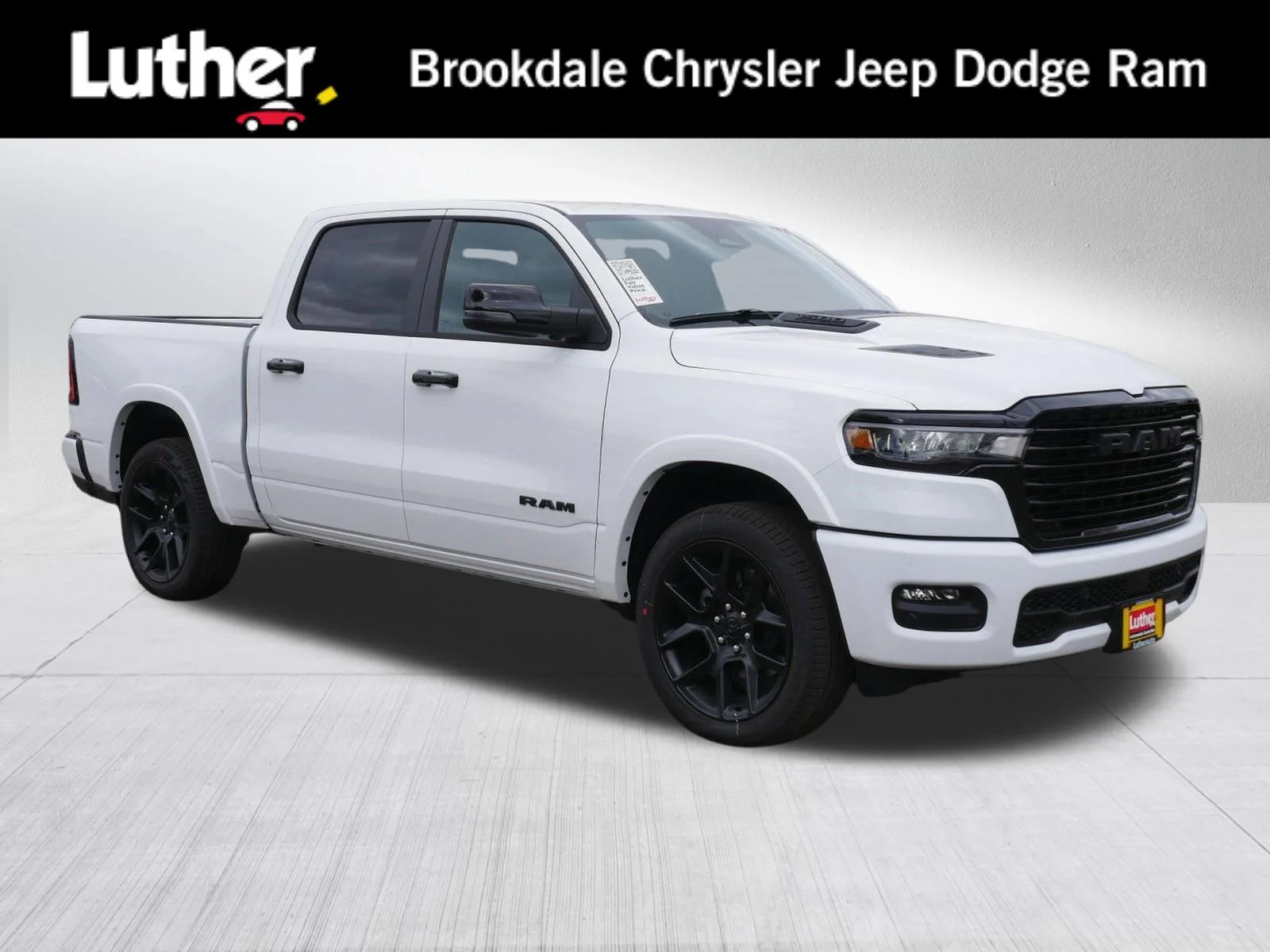 New 2026 Bright White Clear-Coat Exterior Paint RAM Laramie image 1