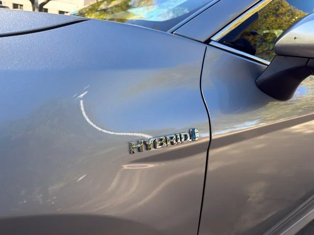 Used 2020 Blue Toyota Hybrid XLE image 12