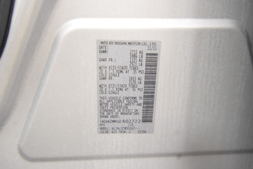 Used 2016 Silver Nissan Platinum image 26