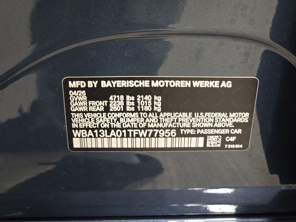 New 2026 Arctic Race Blue metallic BMW 330i image 23
