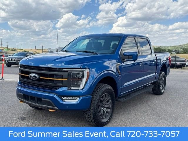 Used 2022 Blue Ford Tremor image 1