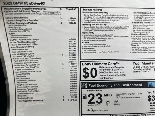 Used 2022 Mineral White Metallic BMW sDrive40i image 17