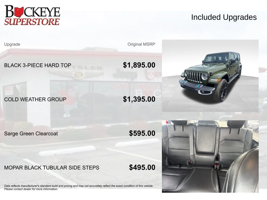 Used 2023 Green Jeep Sahara 4xe image 7